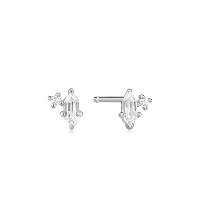Ania Haie - Oorbellen Sparkle Emblem Stud Silver - Luxedy