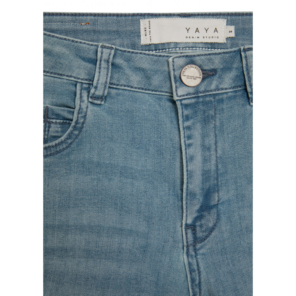 YAYA - Broek Jeans Cotton Blend Straight Fit
