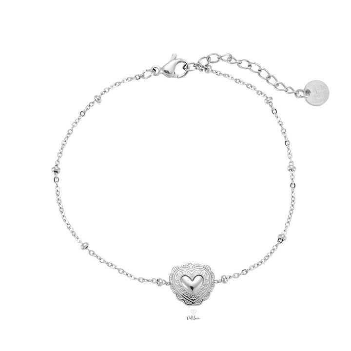 Dotti Love - Armband Silver Heart - Luxedy