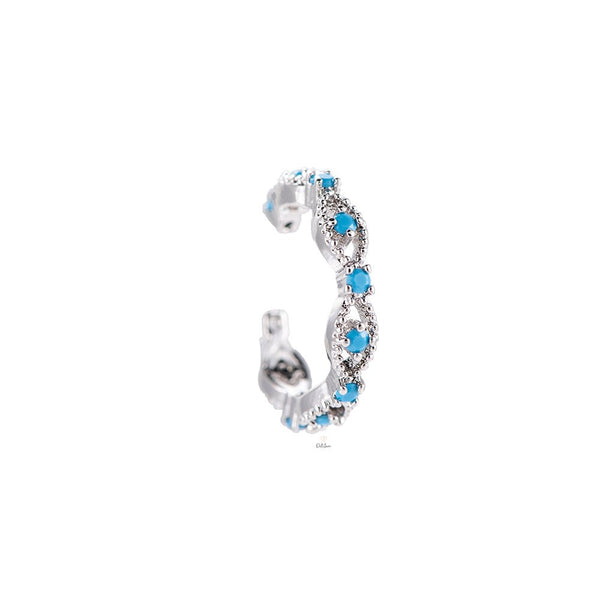 Dotti Love - Oorbellen Earcuff Silver Abela - Luxedy