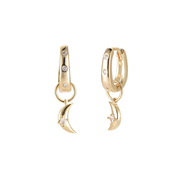 Dotti Love - Oorbellen Glam Gold Sofia New Moon - Luxedy