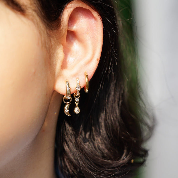 Dotti Love - Oorbellen Glam Gold Sofia New Moon - Luxedy