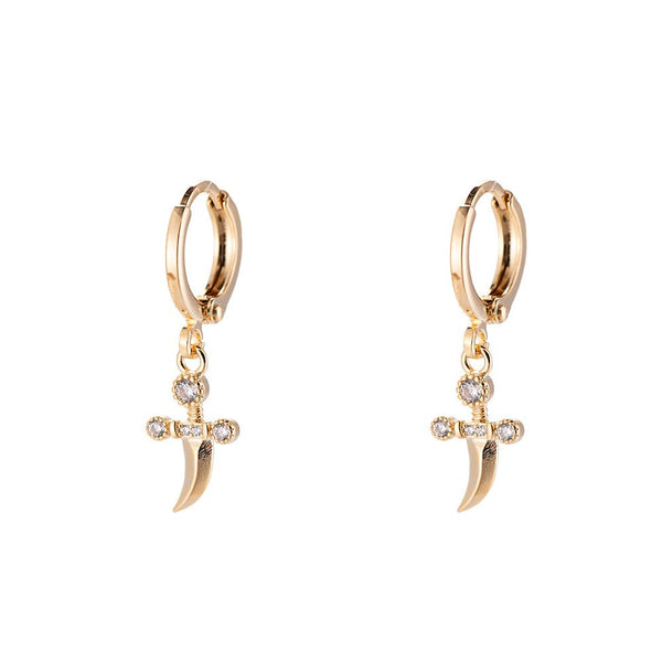 Dotti Love - Oorbellen Hoopie Gold Knife - Luxedy