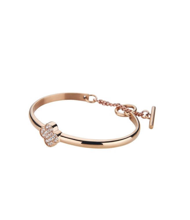 Dyrberg/Kern Armband Abra RoseGold Crystal - Luxedy