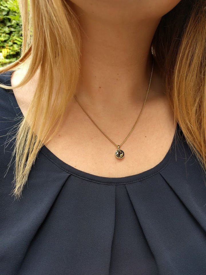 Dyrberg/Kern - Ketting Ette Gold Brown - Luxedy