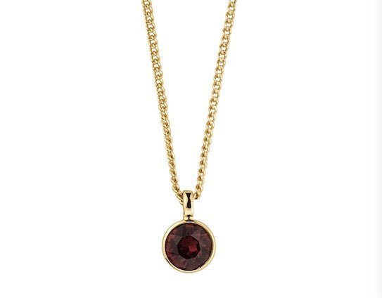 Dyrberg/Kern - Ketting Ette Gold Burgundy - Luxedy