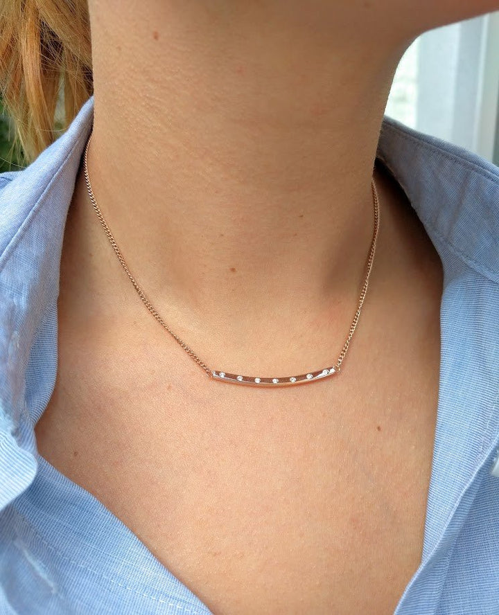 Dyrberg/Kern Ketting Yra Rose Gold - Luxedy