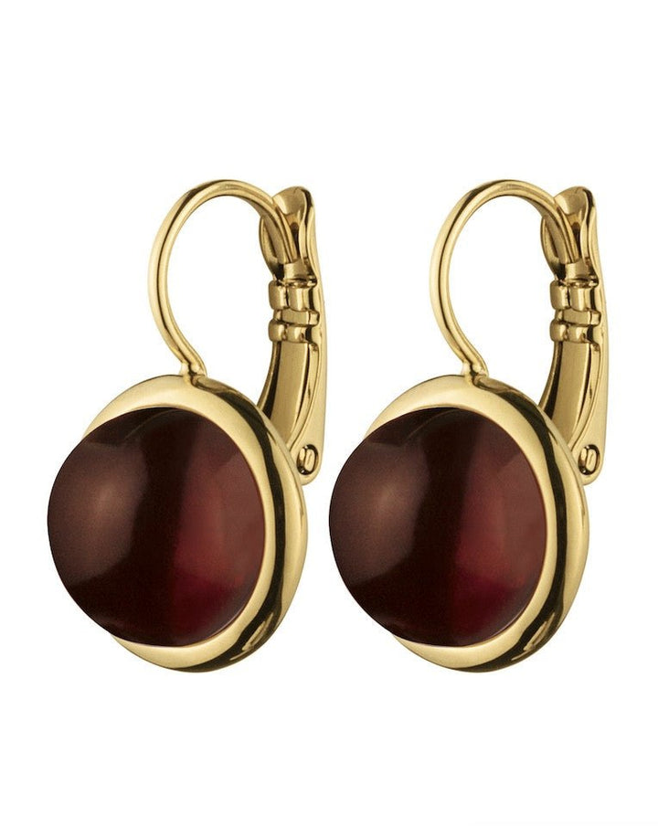 Dyrberg/Kern Oorbellen - Silver Poala Red - Luxedy