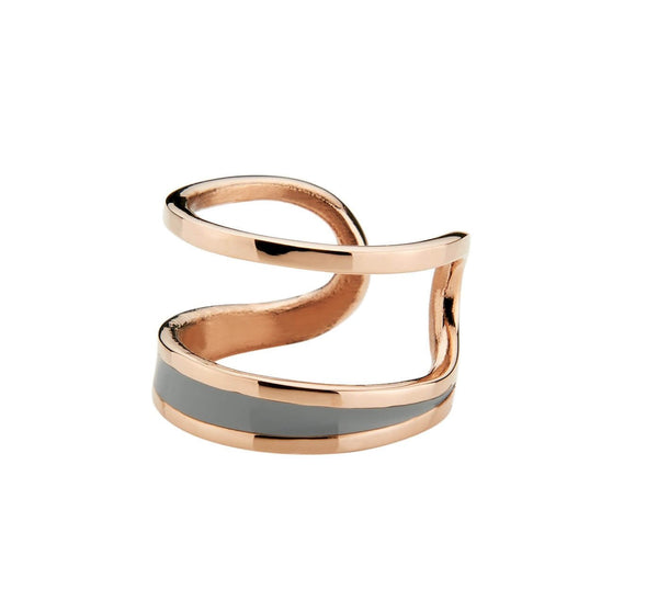 Dyrberg/Kern Ring Frames RoseGold Grey - Luxedy
