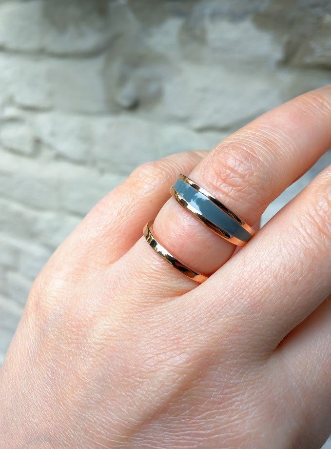 Dyrberg/Kern Ring Frames RoseGold Grey - Luxedy