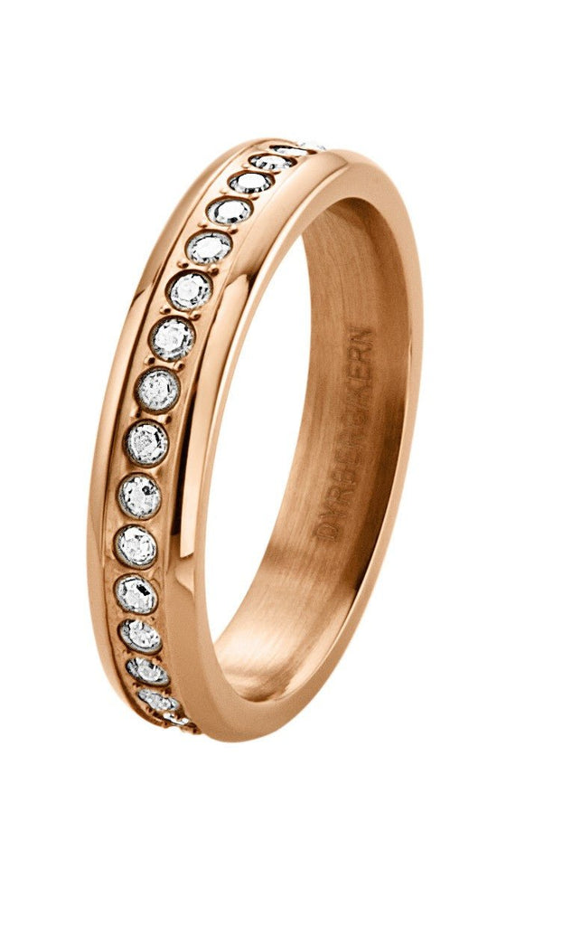Dyrberg/Kern Ring ICON - Esquire Rosegold Crystal