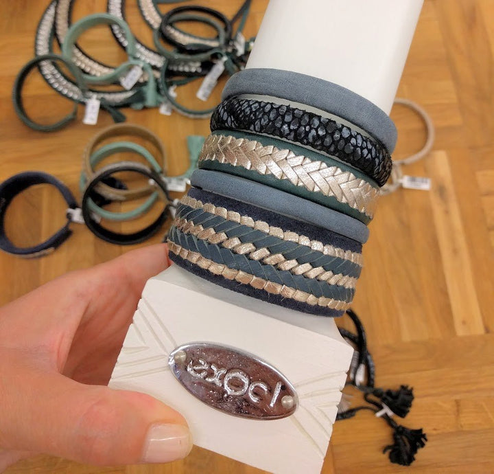 Exoal Armband Black Silver - Luxedy