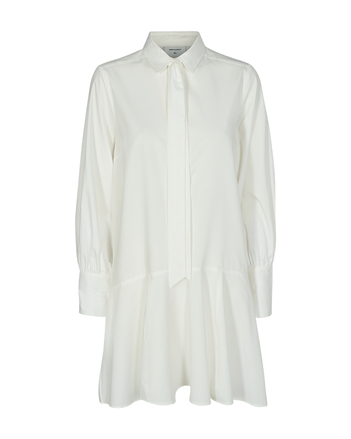 Freequent - Jurk Flynn Bow Offwhite - Luxedy