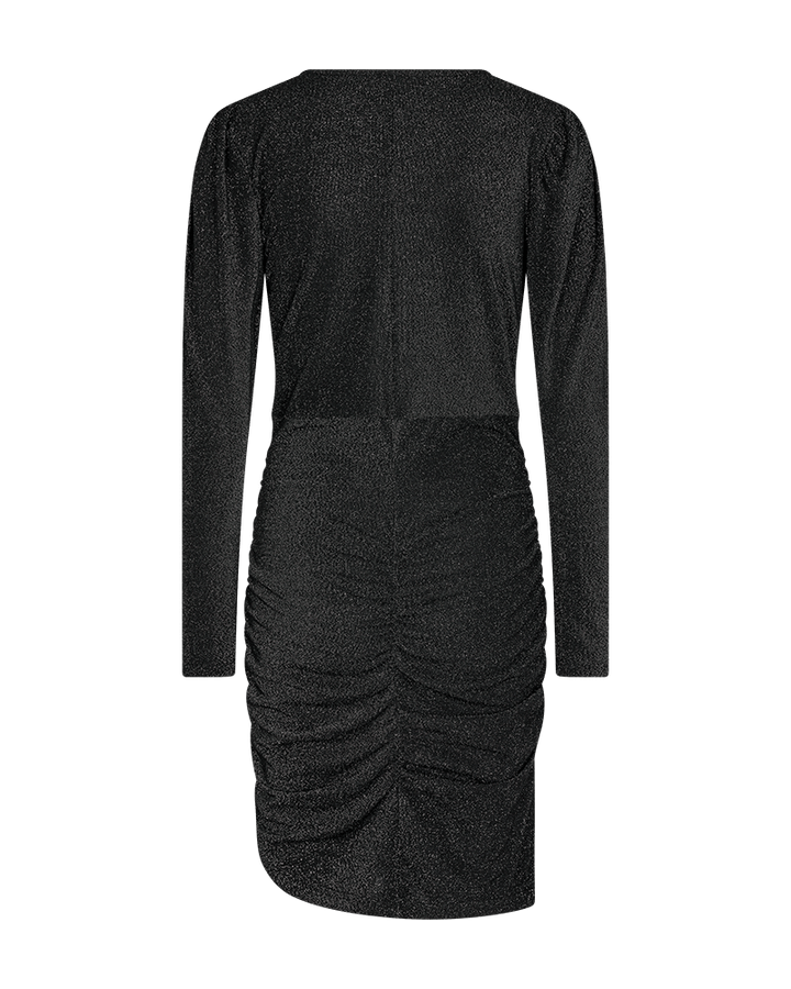 Freequent - Jurk Glit Black & Silver - Luxedy