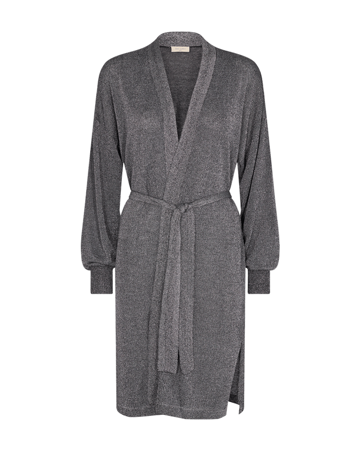 Freequent - Trui Luretta Black/Silver Cardigan - Luxedy
