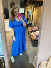 JcSophie - Jurk Salma Saphire Blue