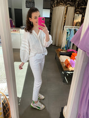 Freequent - Broek Jeans Rock Bright White