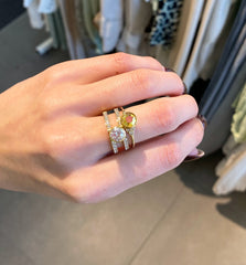 Melano - Ring Thera Crystal Goud