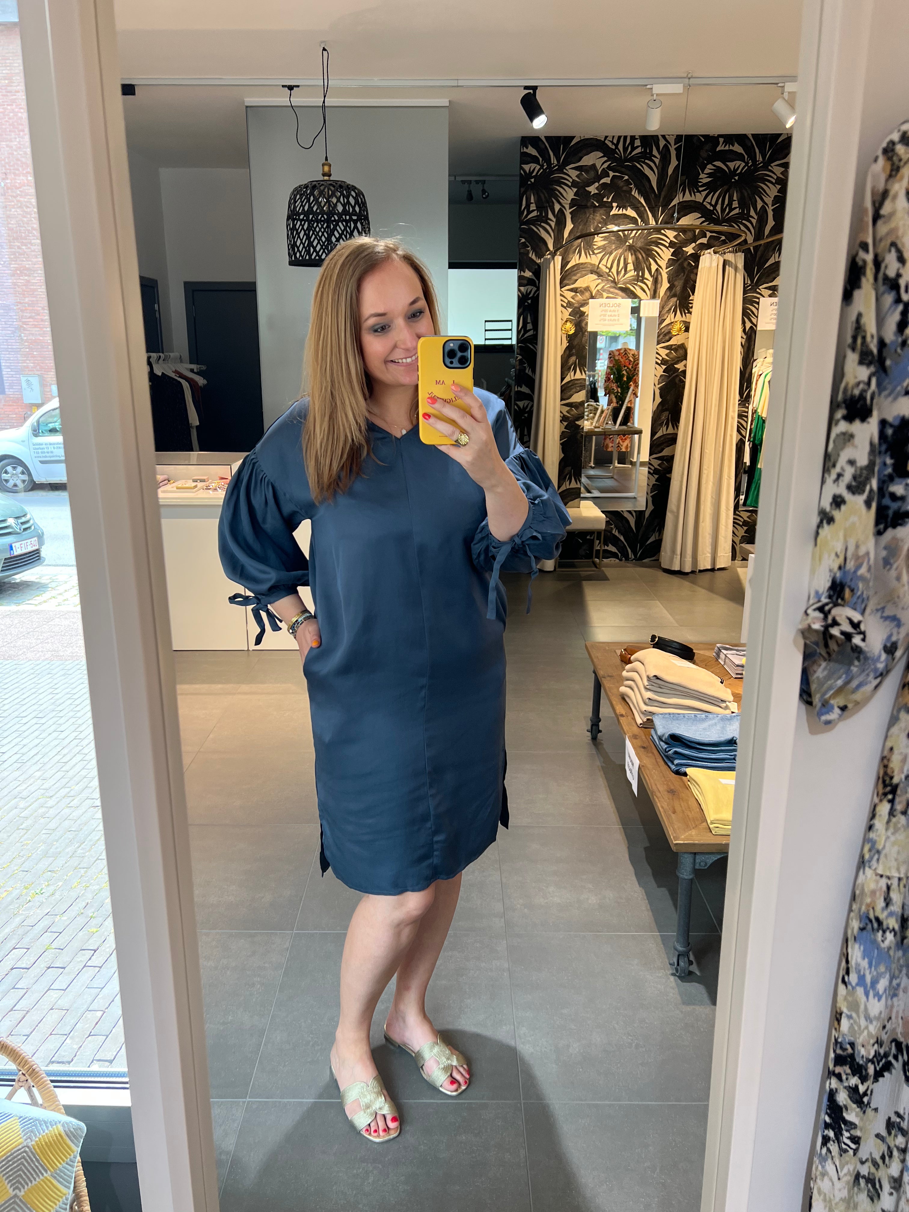 JcSophie Jurk Pembroke Denim Blue
