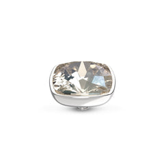 Melano - Steen Twisted Circular Ivory Cream Goud/Zilver