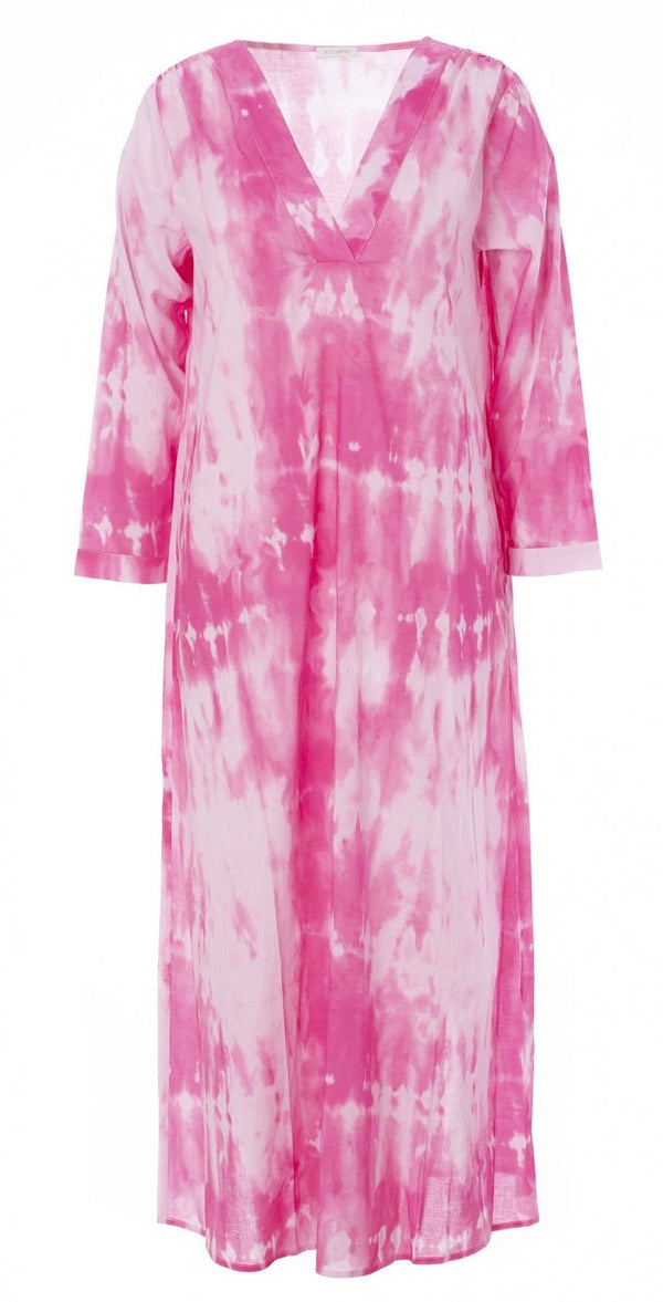 JcSophie - Jurk Trinity Tie Dye Magenta - Luxedy