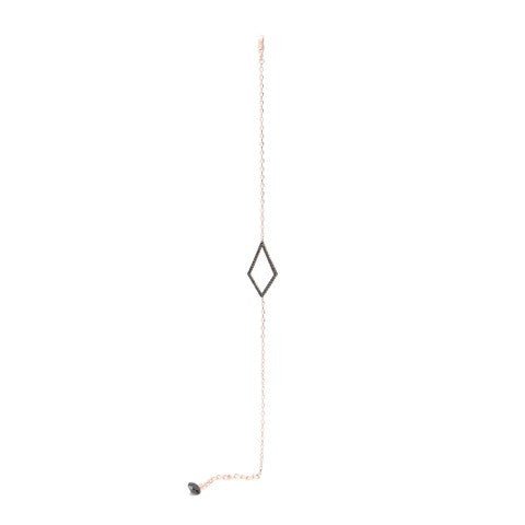 LineArgent - Armband Reflejo Rosegold Diamond - Luxedy