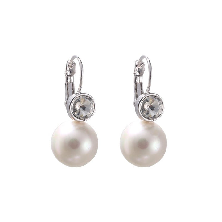 Luxedy - Oorbellen Silver Perfect Pearl - Luxedy