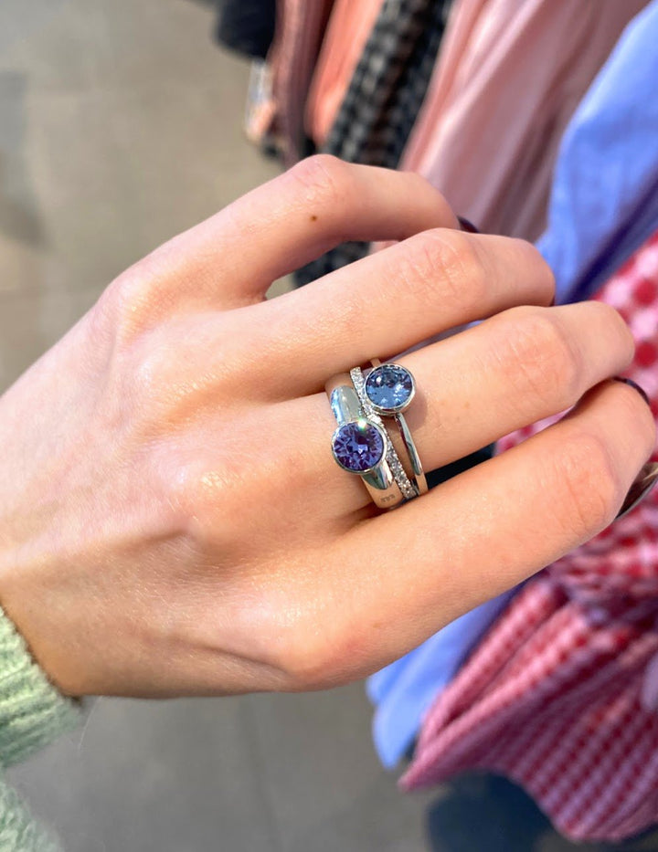 Melano - Ring Petite Zilver - Luxedy