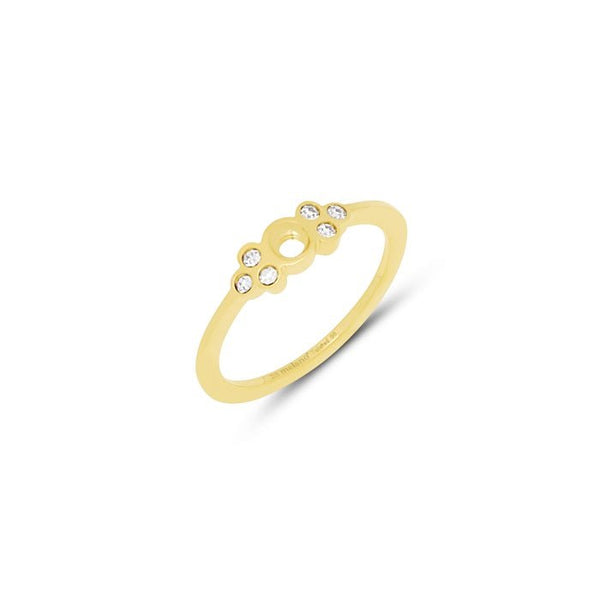 Melano - Ring Thera Crystal Goud - Luxedy