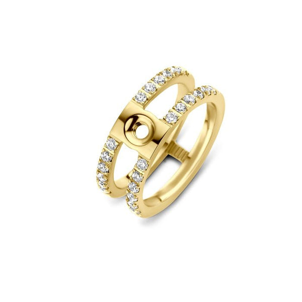 Melano - Ring Trista Crystal Goud - Luxedy