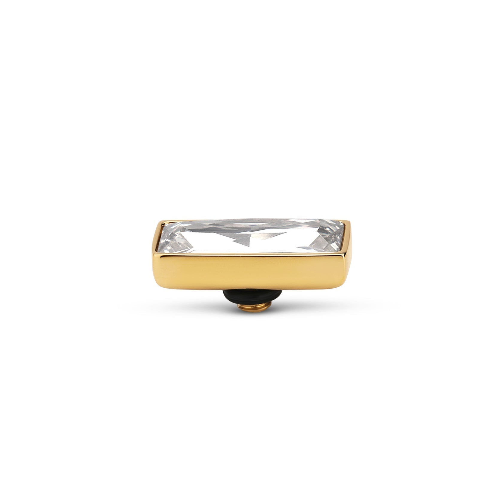 Melano - Steen Rectangle Crystal (goud/zilver) - Luxedy