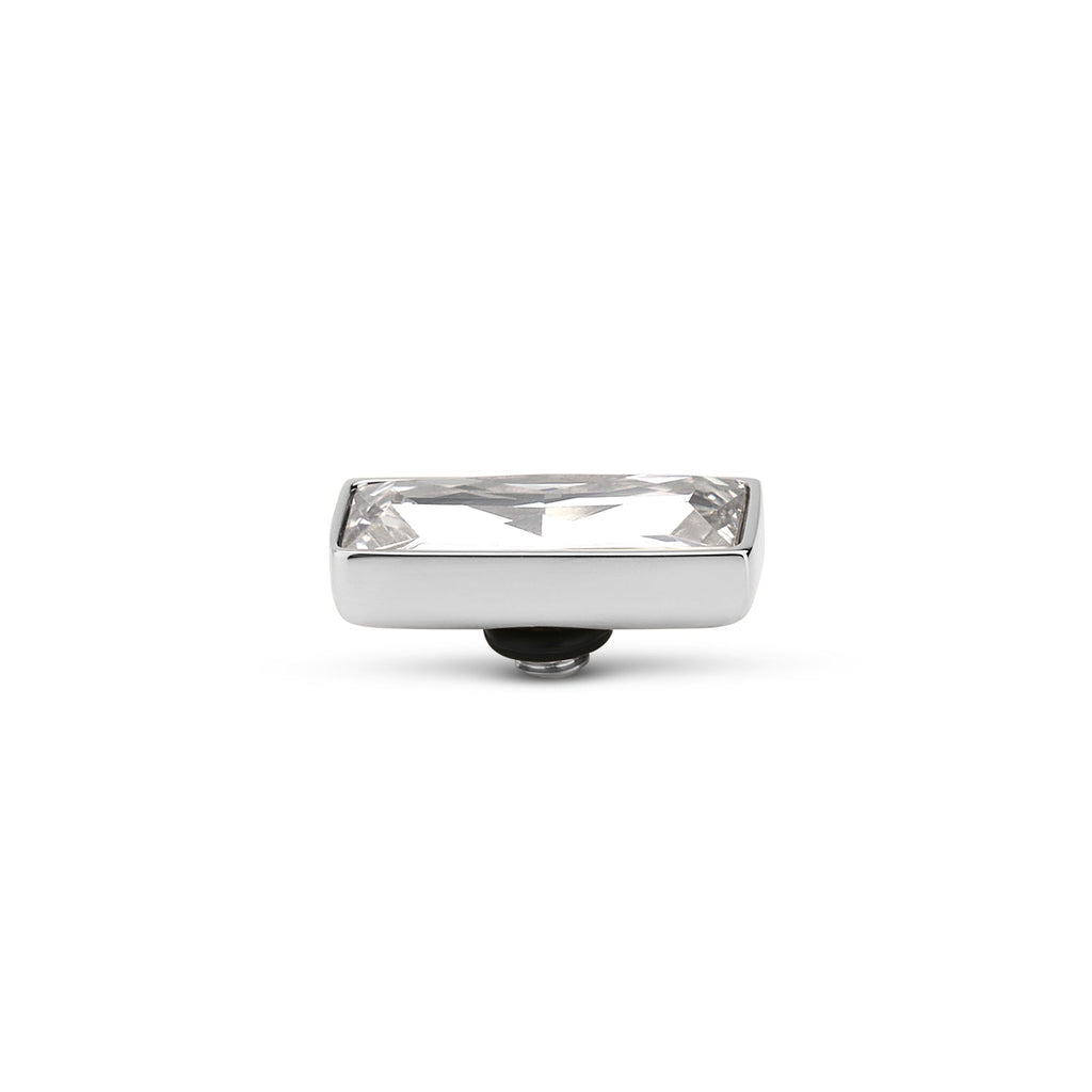Melano - Steen Rectangle Crystal (goud/zilver) - Luxedy