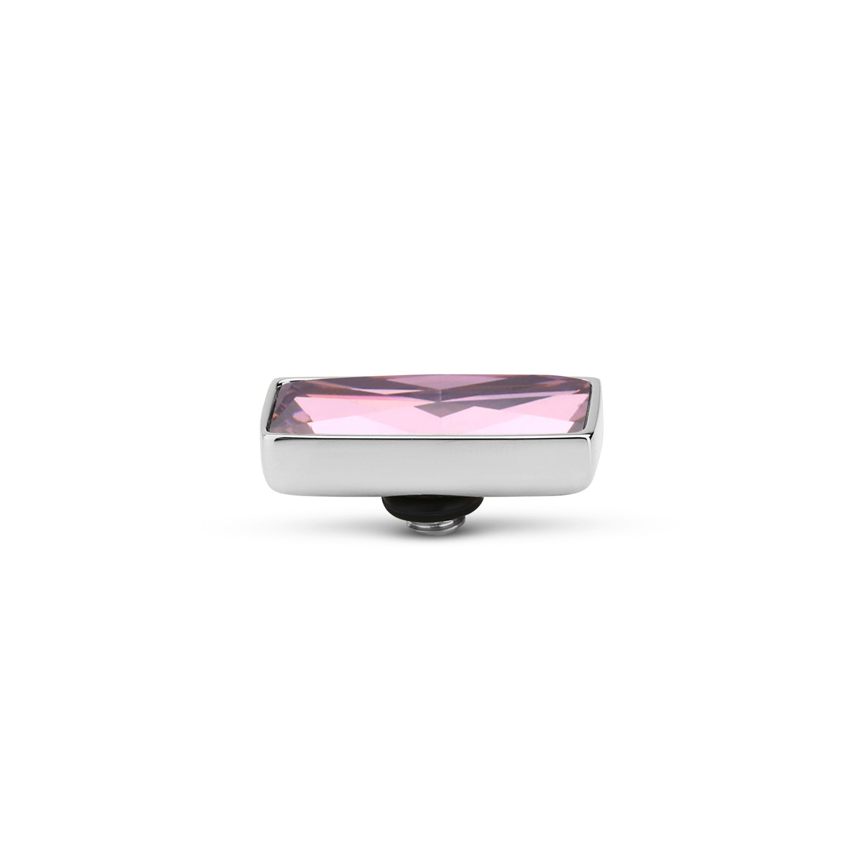 Melano - Steen Rectangle Pink (goud/zilver) - Luxedy