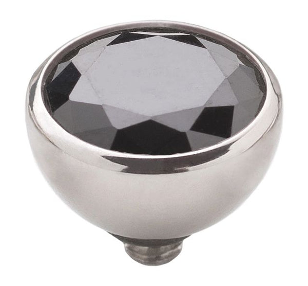 Melano - Steen Twisted 4mm Black (goud - zilver - rosé goud) - Luxedy