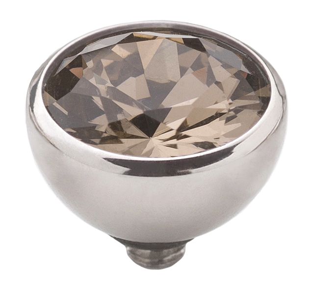 Melano - Steen Twisted 4mm Smoked (goud - zilver - rosé goud) - Luxedy