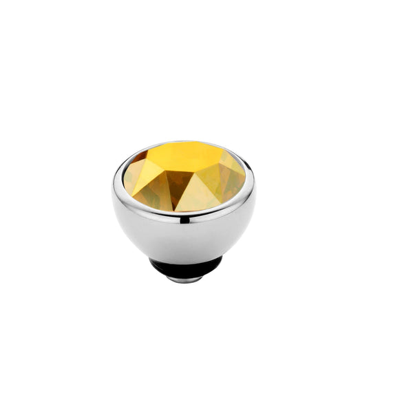Melano - Steen Twisted 6mm Crystal Metallic Sunshine (goud - zilver) - Luxedy