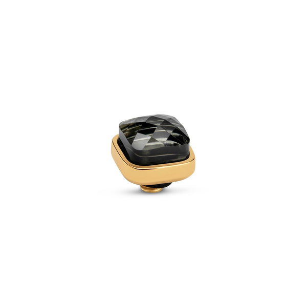 Melano - Steen Twisted Box Transparant Black (goud - zilver) - Luxedy