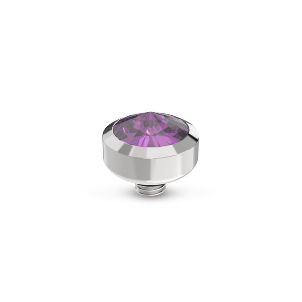 Melano - Steen Twisted Glossy Amethyst Goud/Zilver - Luxedy