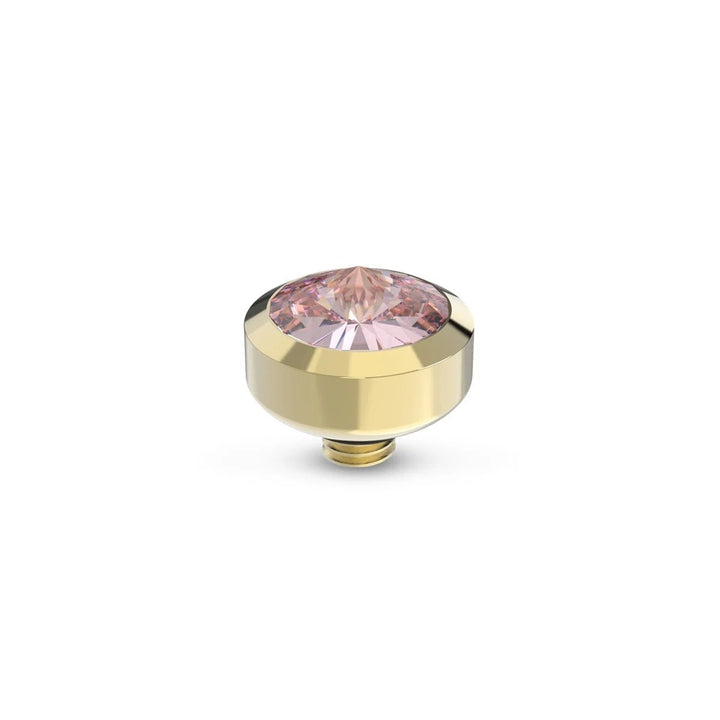 Melano - Steen Twisted Glossy Light Rose Goud/Zilver - Luxedy