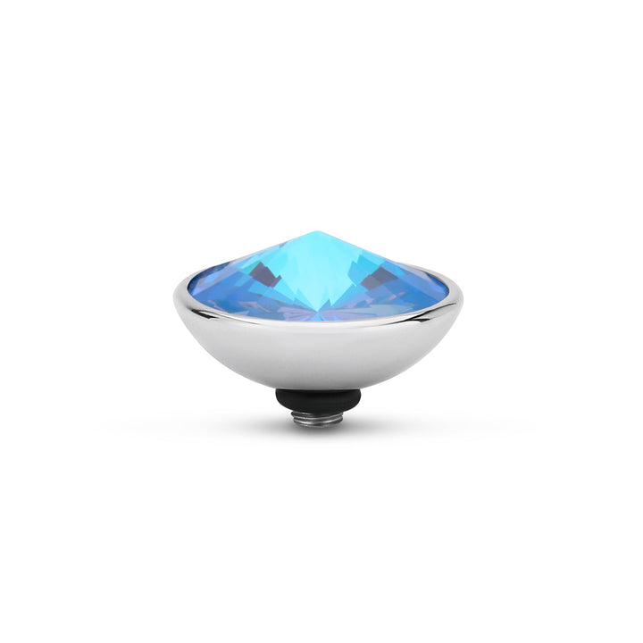 Melano - Steen Twisted Gradient Laguna Blue Delite (goud/zilver) - Luxedy