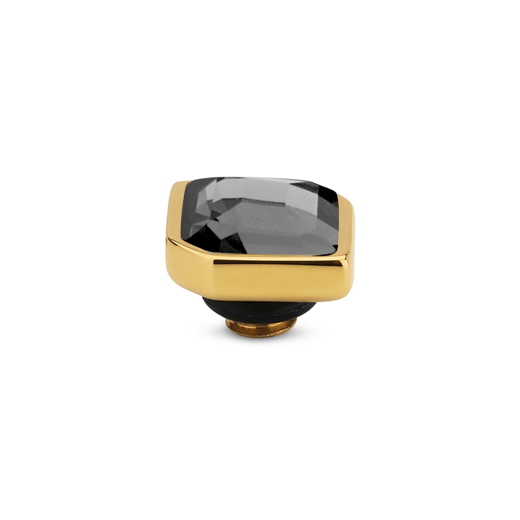 Melano - Steen Twisted Pointy Black Diamond (goud/zilver) - Luxedy