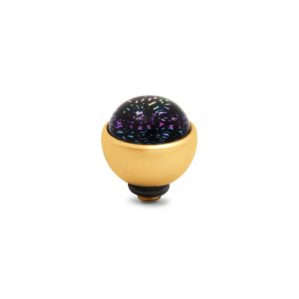 Melano - Steen Twisted Shimmer Aubergine (goud - zilver) - Luxedy