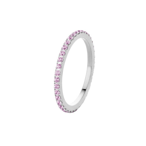 Melano - Ring Sadé Zilver Blossom Pink