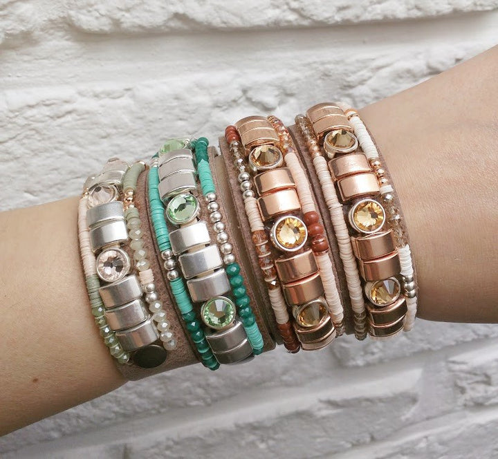 Sari Armband Breed - Ocean Breeze - Luxedy