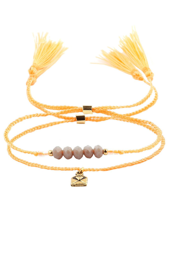 Scmyk - Armband Setje van 2 armbanden op kaart - Oh La la - Luxedy