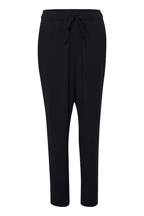 Soaked in Luxury - Broek Shirley Tapered Night Sky Blue - Luxedy