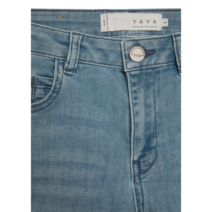 YAYA - Broek Jeans Cotton Blend Straight Fit - Luxedy