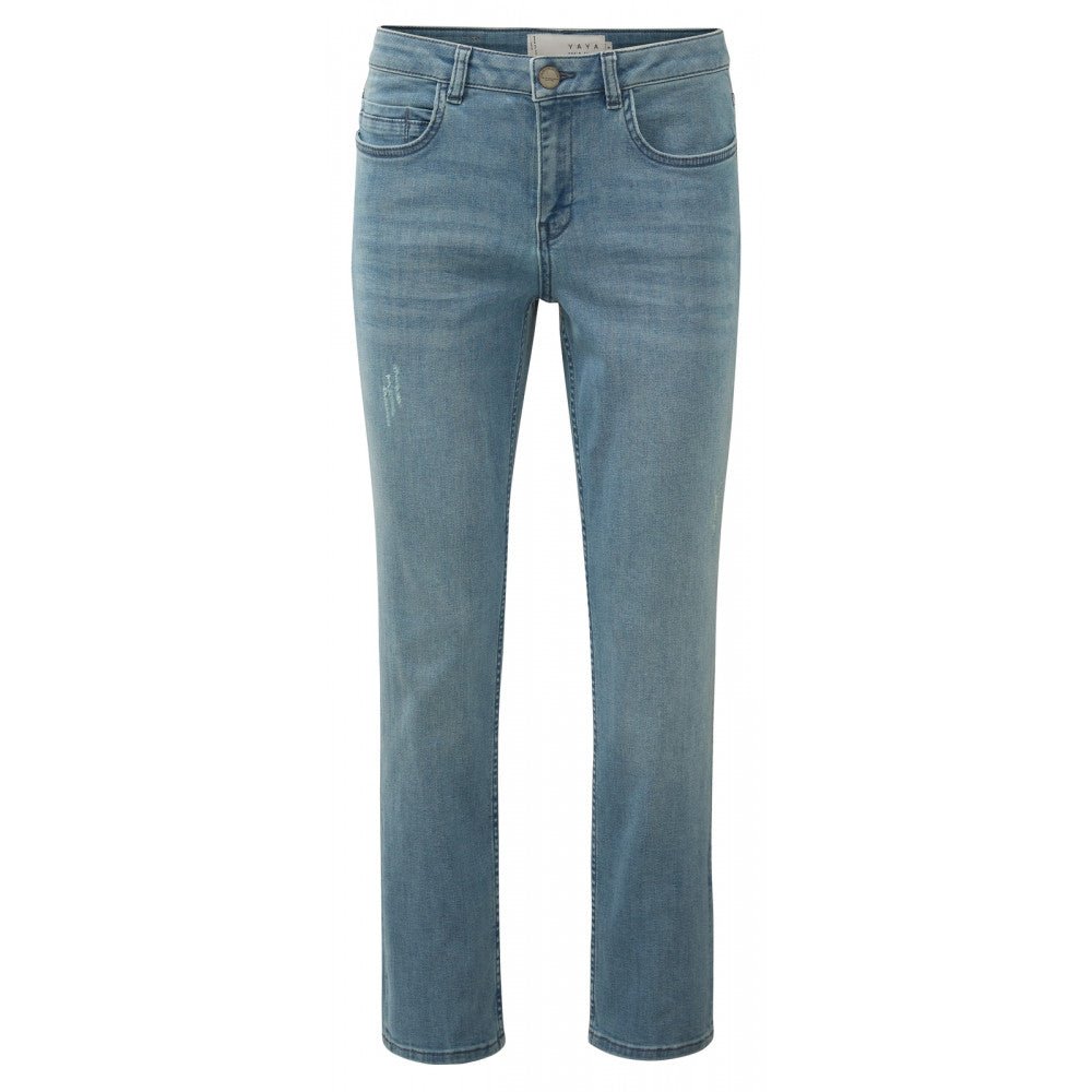 YAYA - Broek Jeans Cotton Blend Straight Fit - Luxedy