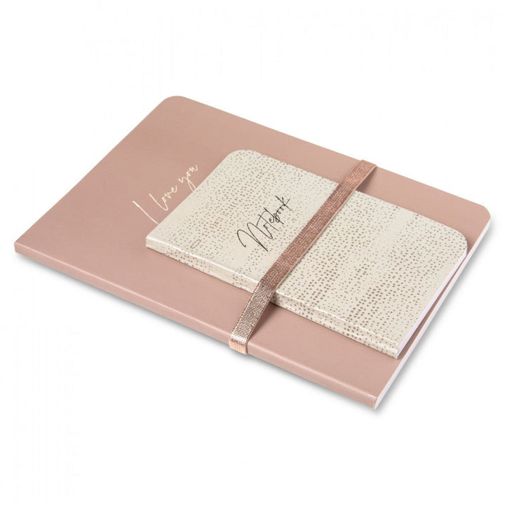 YAYA - Notitieboek I Love You (set van 2 stuks) Antique Purple - Luxedy