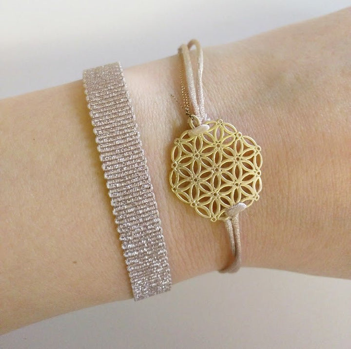 Yz'Bel Armband - Bright Taupe - Luxedy